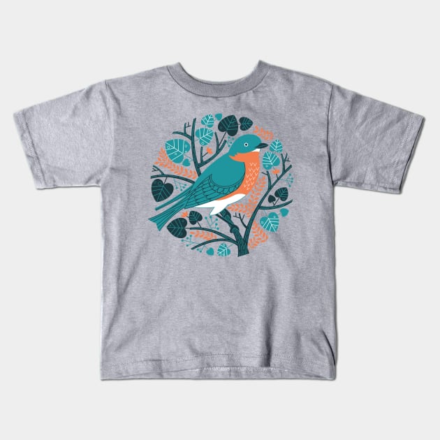 Tweet Tweet Kids T-Shirt by Lucie Rice Illustration and Design, LLC